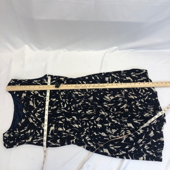 Silverdia navy blue patterned‎ dress - Picture 7 of 7